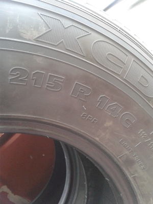 ยาง XCD 215R14 ปี 14