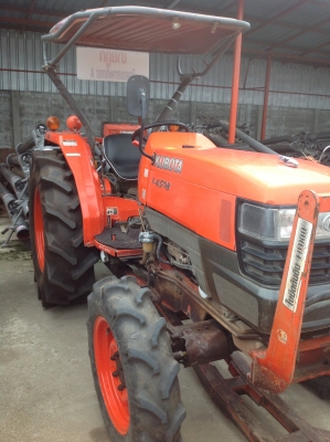 ขาย รถไถคูโบต้าL4508 DT พร้อมอุปกรณ์ใบดันหน้า โรตารี่ พร้อมเล่มทะเบียนชุดโอน