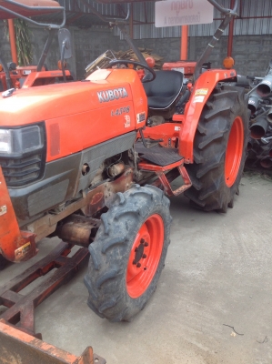 ขาย รถไถคูโบต้าL4508 DT พร้อมอุปกรณ์ใบดันหน้า โรตารี่ พร้อมเล่มทะเบียนชุดโอน