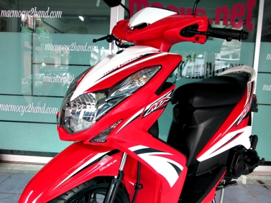 MIO 125 i สีขาวแดง ลาย MX รุ่นท๊อป ล้อแมกซ์  รถเดือน พค.ปี 56 ไมล์ 4536โล ฟรีโอน แถม 3 รายการ 30900