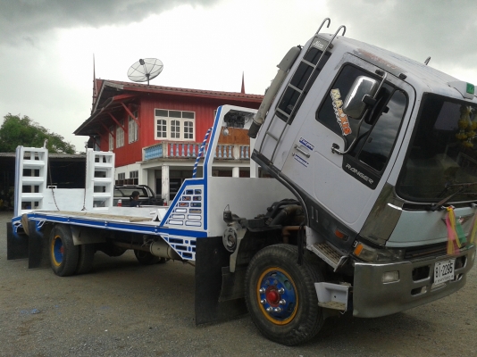 ขาย6ล้อHINOสิงห์ไฮเทคFG เครื่องHO7D195แรงหางไฮโดรลิคยาว7.20เมตรพร้อมใช้งาน