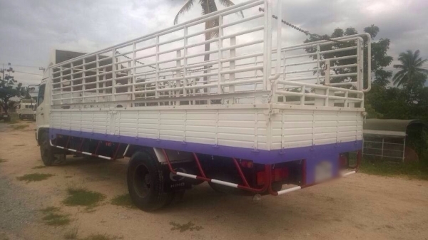 ขายรถหกล้อ HINO FG เครื่อง 220 แรง ปี 47 ช่วงกระบะยาว 7.20 เมตร ไมล์ 120,xxx ทะเบียนพร้อม
