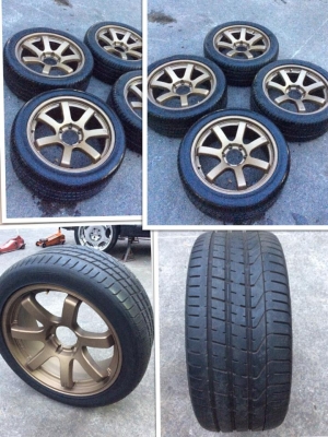 LENSO RT7 ขอบ20 6รู กว้าง9 พร้อมยาง 275-40-20 ปี12 ถูกๆ