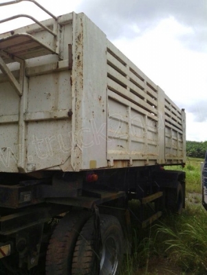 หางพ่วงกระบะคอกเหล็ก