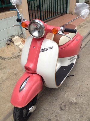 Honda Giorno 50cc (mini-vespa) สีชมพู ประกอบใหม่คับ