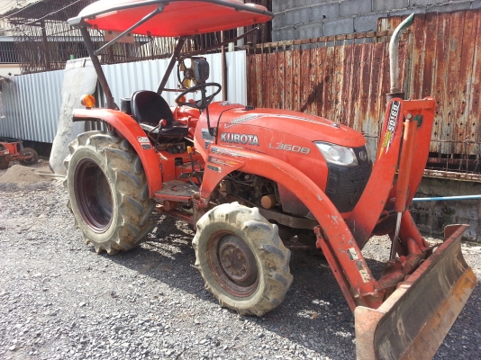 คูโบต้า L3608 4 WD 2 เพลาใบมีดตราช้างสเปเชียว ผาน6 LCS