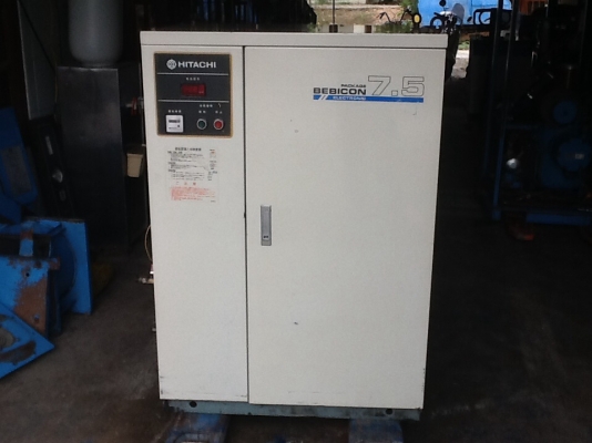 ปั๊มลมลูกสูบ 10 Hp HITACHI เก่าญี่ปุ่น. 0833554933 ปั๊มลมลูกสูบ 10 Hp HITACHI เก่าญี่ปุ่น. 0833554933