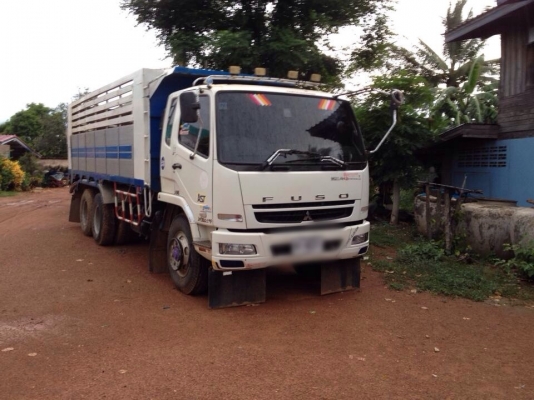 ขายรถบรรทุกสิบล้อดัมพ์ MITSUBISHI FN62FJR เครื่อง 270 แรง ปี 52 มีระบบลากพ่วง ทะเบียนพร้อม