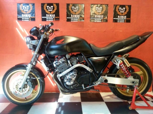 T&T BIKE RAMA2 ขายด่วนๆคับHONDA CB400 ปี94 อินวอย+สพมแท้ๆ เครื่องดีมาก 0ดี สีสวย ราคาเพียง 59500฿ T&T BIKE RAMA2 ขายด่วนๆคับHONDA CB400 ปี94 อินวอย+สพมแท้ๆ เครื่องดีมาก 0ดี สีสวย ราคาเพียง 59500฿