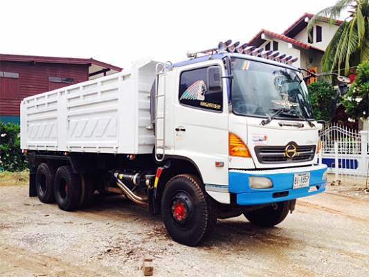 ฝากขาย HINO MEGA 320 ยูโรทู HI-Torque กระบะดัมพ์สามมิตร มีระบบลากพ่วง เครื่องเดิม เกียร์เดิม