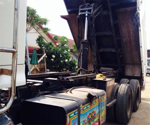 ฝากขาย HINO MEGA 320 ยูโรทู HI-Torque กระบะดัมพ์สามมิตร มีระบบลากพ่วง เครื่องเดิม เกียร์เดิม
