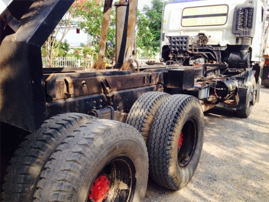 ฝากขาย HINO MEGA 320 ยูโรทู HI-Torque กระบะดัมพ์สามมิตร มีระบบลากพ่วง เครื่องเดิม เกียร์เดิม