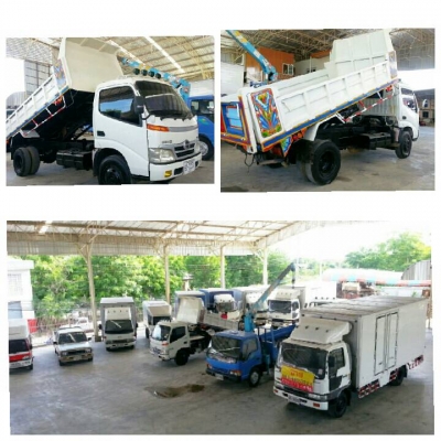 ขายรถบรรทุกฮีโน่ 6 ล้อ ดั๊ม ขนาด 5 ตัน ชุดดั๊มใหม่ทั้งหมด ( ทำดั๊มใหม่ )