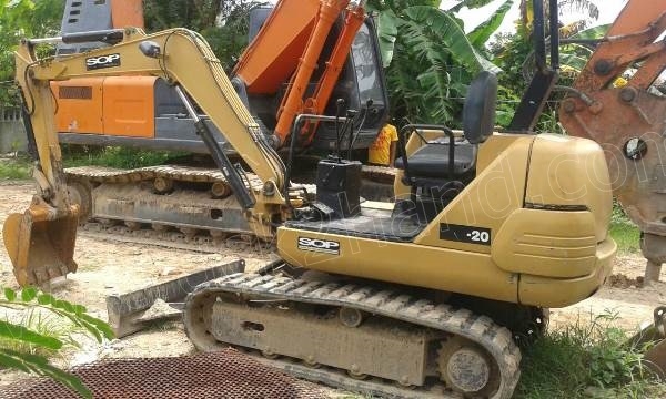 รถแบคโฮ KOMATSU PC20 รุ่น 7 รถแบคโฮ KOMATSU PC20 รุ่น 7