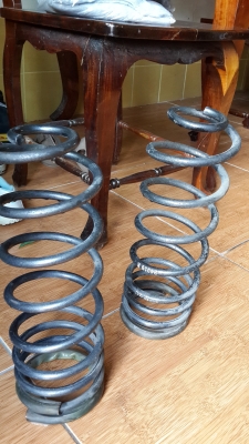 ขายสปริงโช๊ค H&amp;R โหลดลงประมาณ 2 นิ้ว ของ Volvo940