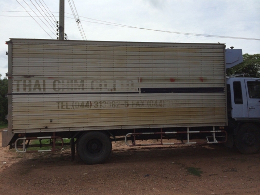 ขายห้องเย็นตู้เปียก6ล้อใหญ่