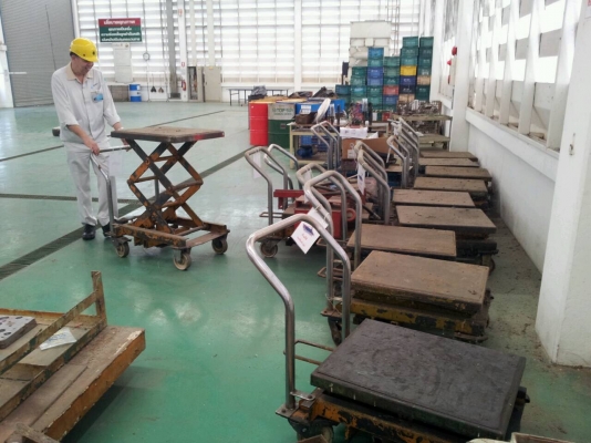 Table Lift รถเข็นยกสูงได้ รับน้ำหนักได้ 500 Kg. (จำนวน 14 คัน) Table Lift รถเข็นยกสูงได้ รับน้ำหนักได้ 500 Kg. (จำนวน 14 คัน)