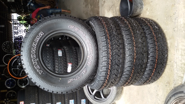 ขายยางใหม่ 255 70 16 YOKOHAMA ชุดละ15800