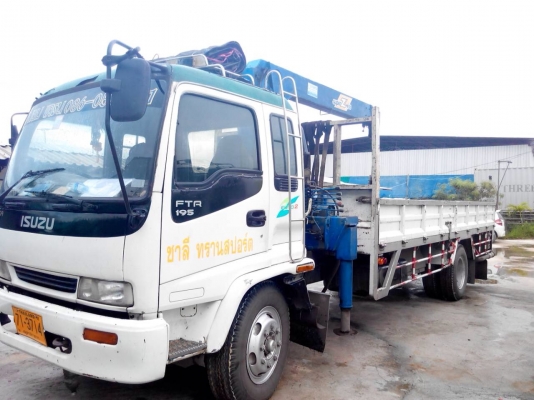 ขาย isuzu FTR 195 ติดเครน TADANO 4.5 ตัน 3 ปอก ราคา 1130000 บาท โทร 0860570101
