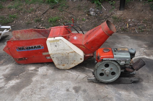 ขายเครื่อง สับ ย่อย กิ่งไม้ เครื่องดีเซลYANMAR นำเข้าญี่ปุ่นยังไม่เคยใช้งานในไทย 23,000เท่านั้น!!