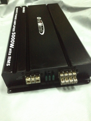 ขายแอมป์ OverMatch OM-5400.4 (4ch) 5000w แรงๆครับสภาพสวยรับประกันคุณภาพ