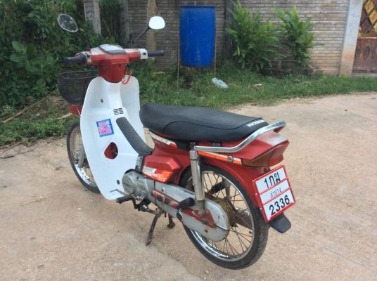 ดรีมคุรุสภาสีแดงทะเบียนโอนภาษี57สภาพเดิมขายถูกๆ11800บาท