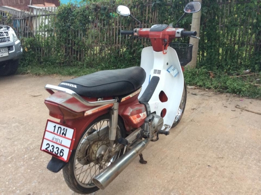 ดรีมคุรุสภาสีแดงทะเบียนโอนภาษี57สภาพเดิมขายถูกๆ11800บาท