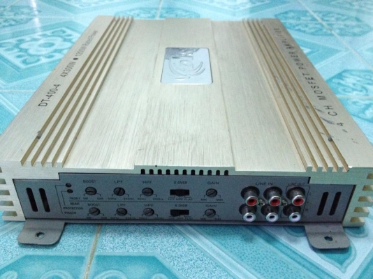 แอมป์4ch DTS DT-400-4 มือสองสภาพดี เสียงดีมาก แรงๆ ขาย 2450 บาท
