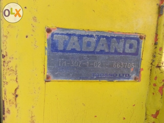 ขายเครนTADANO 3ตัน ขายตามสภาพ ไม่มีสลิง สนใจโทร 090-8588220คุณนะ ID:narong498 หรือ www.truck.in.th/498