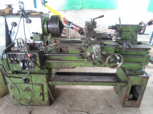 แท่นกลึง 5 ฟุต 2 เพลา เกียร์บล็อก พร้อมใช้งาน 58,000