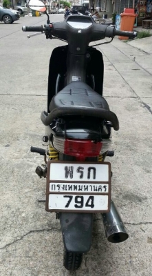 wave100z ปี47 สีดำ คลัชมือ เครื่องดีมาก 12,500