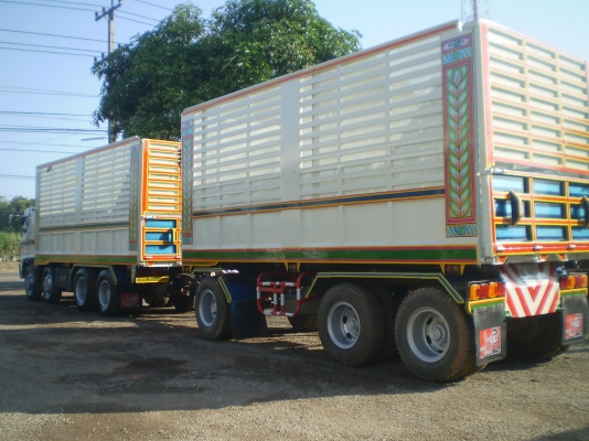 HINO MEGA 260แรง 2เพลาดั๊ม แม่ลูก เครื่องเดิมๆ