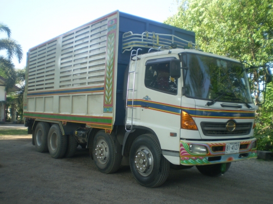 HINO MEGA 260แรง 2เพลาดั๊ม แม่ลูก เครื่องเดิมๆ