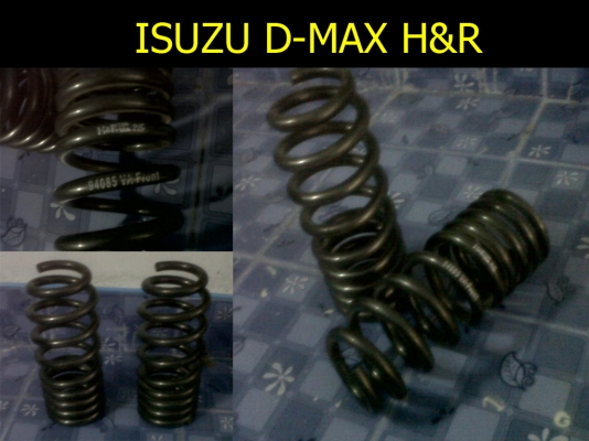 สริงโหลดแต่ง isuzu d'max gold series ยี่ห้อ H&amp;R