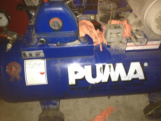 ปั้มลมมือสอง puma 10 แรงม้า