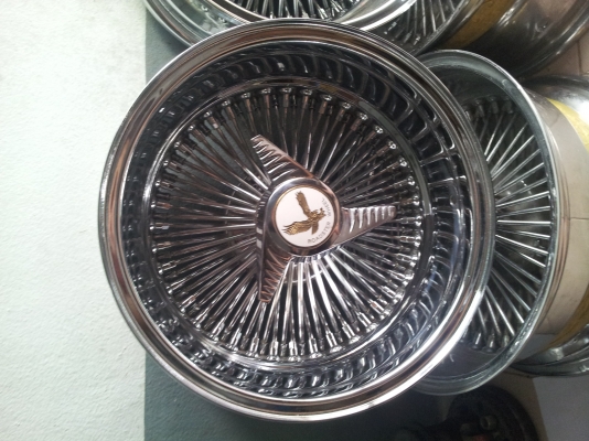 ขายล้อซี่ลวดUSAแท้  พร้อมอแดปเตอร์5รู114.3