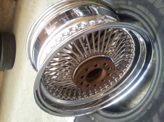 ขายล้อซี่ลวดUSAแท้  พร้อมอแดปเตอร์5รู114.3