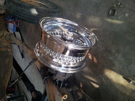 ขายล้อซี่ลวดUSAแท้  พร้อมอแดปเตอร์5รู114.3