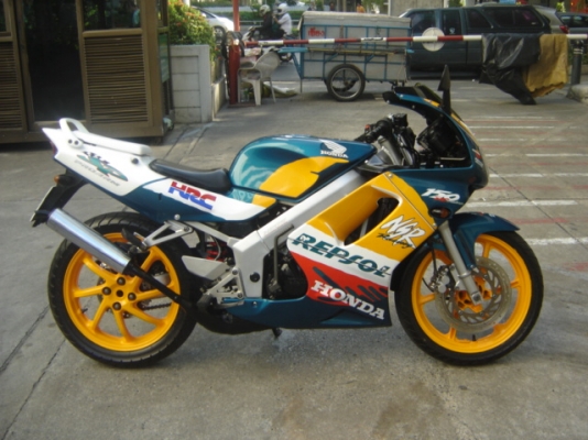 NSR 150SP PROARM ทำสีใหม่ทั้งคัน สวยมาก สีเขียวส้ม ลายเดิม..ๆ ลาย