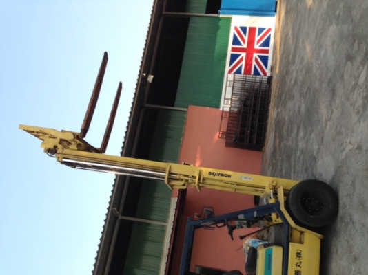 ขาย รถฟอร์คลิฟต์ Komatsu 2 ตัน รุ่น11 เบนซิน เสาสูง 4 เมตร งากระดกได้