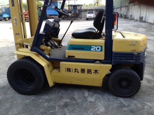 ขาย รถฟอร์คลิฟต์ Komatsu 2 ตัน รุ่น11 เบนซิน เสาสูง 4 เมตร งากระดกได้