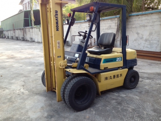 ขาย รถฟอร์คลิฟต์ Komatsu 2 ตัน รุ่น11 เบนซิน เสาสูง 4 เมตร งากระดกได้