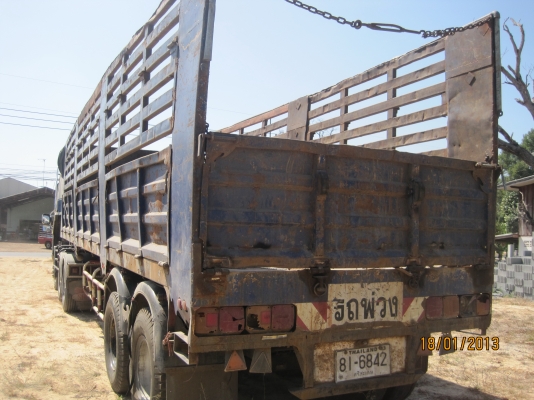 ขายรถบรรทุกหัวลาก HINO โปรเฟีย เครื่องP11C เกียร์K13 เฟืองเร็ว ช่วงล่างของ8สูบ เบรคแห้ง พร้อมหางคอก 10.5เมตร เบรคลม ของสามมิตร ปี52 พร้อมใช้งาน พร้อมโอนครับ