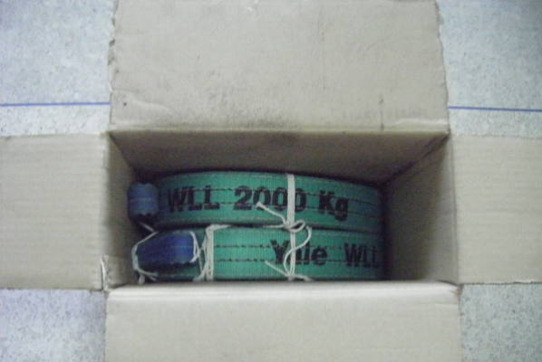 ขาย-YALE สริงแบนยกของ (2เส้น)ขนาด4ตัน(4,000KG.)ความยาว5เมตรต่อเส้นMade in ITALY ขาย-YALE สริงแบนยกของ (2เส้น)ขนาด4ตัน(4,000KG.)ความยาว5เมตรต่อเส้นMade in ITALY