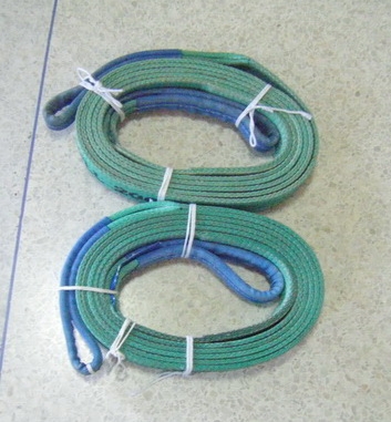 ขาย-YALE สริงแบนยกของ (2เส้น)ขนาด4ตัน(4,000KG.)ความยาว5เมตรต่อเส้นMade in ITALY ขาย-YALE สริงแบนยกของ (2เส้น)ขนาด4ตัน(4,000KG.)ความยาว5เมตรต่อเส้นMade in ITALY