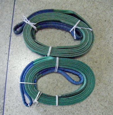 ขาย-YALE สริงแบนยกของ (2เส้น)ขนาด4ตัน(4,000KG.)ความยาว5เมตรต่อเส้นMade in ITALY ขาย-YALE สริงแบนยกของ (2เส้น)ขนาด4ตัน(4,000KG.)ความยาว5เมตรต่อเส้นMade in ITALY