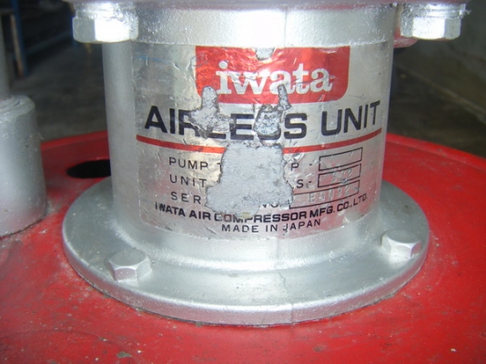 ขาย –เครื่องพ่นสีแรงดันสูง อีวาต้า IWATA Airless Spray Unit รุ่น ALS-332 เครื่องพ่นสีแรงดันสูงพร้อมปืนฉีดสี สายพ่นสีสี ถ้วยตวงสี ฉีดสีได้ครั่งละ20ลิตร บรรจุกถังขนาด43ลิตร สินค้าหายากมากในตลาดมือสอง ขาย –เครื่องพ่นสีแรงดันสูง อีวาต้า IWATA Airless Spray Unit รุ่น ALS-332 เครื่องพ่นสีแรงดันสูงพร้อมปืนฉีดสี สายพ่นสีสี ถ้วยตวงสี ฉีดสีได้ครั่งละ20ลิตร บรรจุกถังขนาด43ลิตร สินค้าหายากมากในตลาดมือสอง