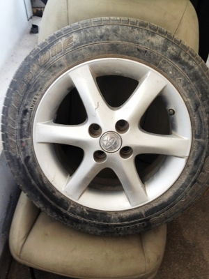 ล้อแม๊ก Toyota altis 2006 (ยาง4เส้น แม๊ก3วง)