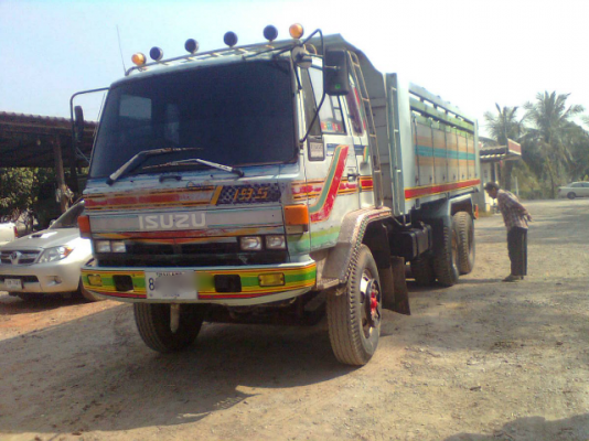ขายสิบล้อดั๊มพ์ Isuzu 195 นางฟ้าแท้ๆ ดั๊มพ์มิเนียม รถสวยทะเบียนพร้อม