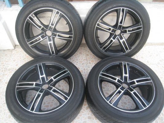 ขายล้อแม็ก Lenso es6 17"x7.5" et 42 5รู 114  + ยางปี 11 (081-3747940)